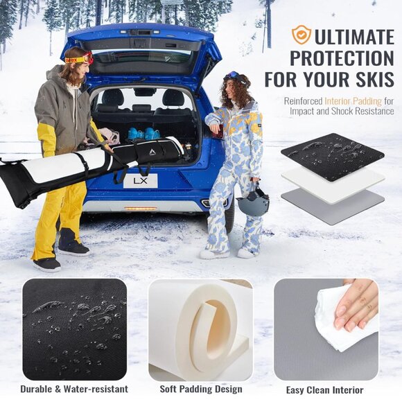 Ski & Boot Bag Set - Black & White main image 7
